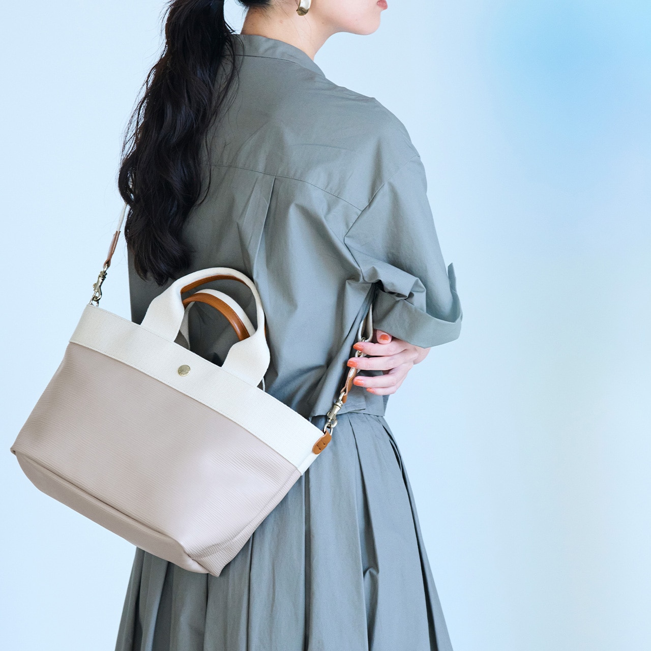 【Breath TOPKAPI】RIPPLE リプル ショルダー付き B5 トート バッグ