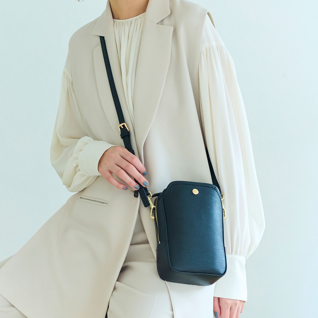 【Breath TOPKAPI】RIPPLE リプル ボックス ミニ ショルダー バッグ