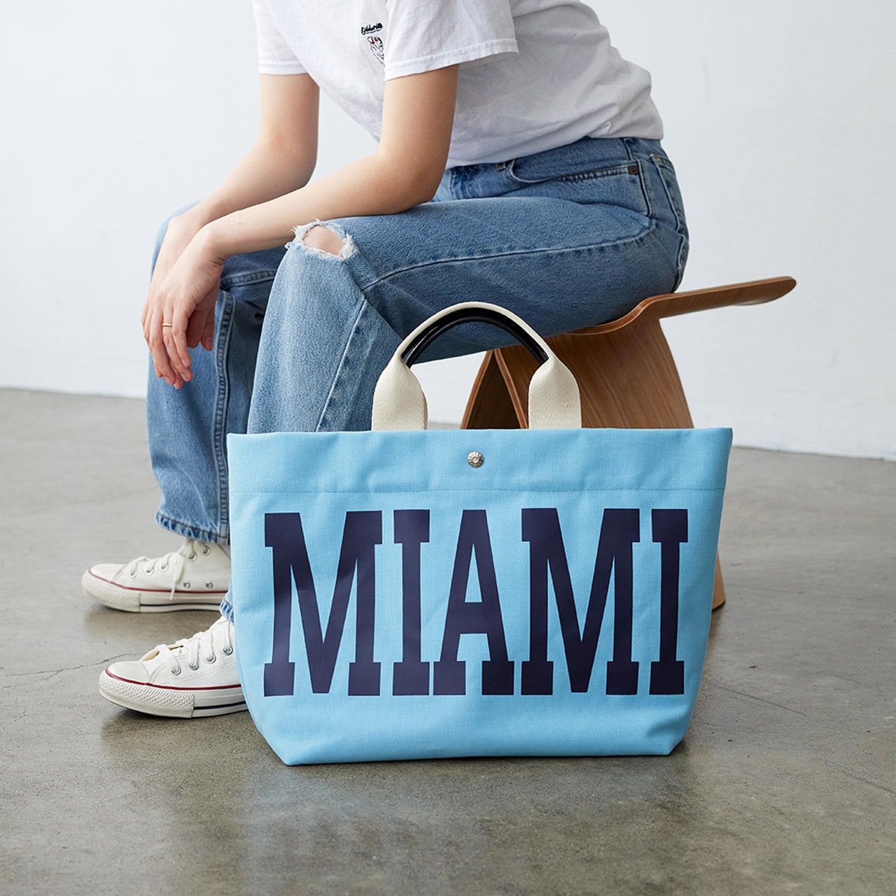 【Breath TOPKAPI】シティ プリント キャンバス 2way トートバッグ / A4対応