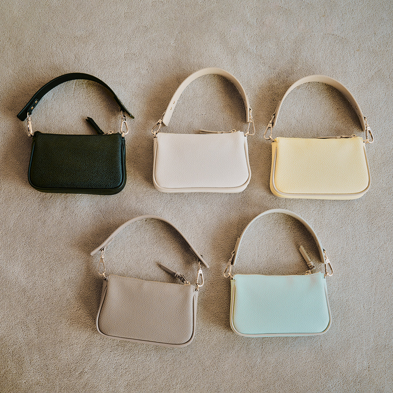 藤本美貴さんコラボ スコッチグレイン サブバッグ付きミニバッグ/撥水