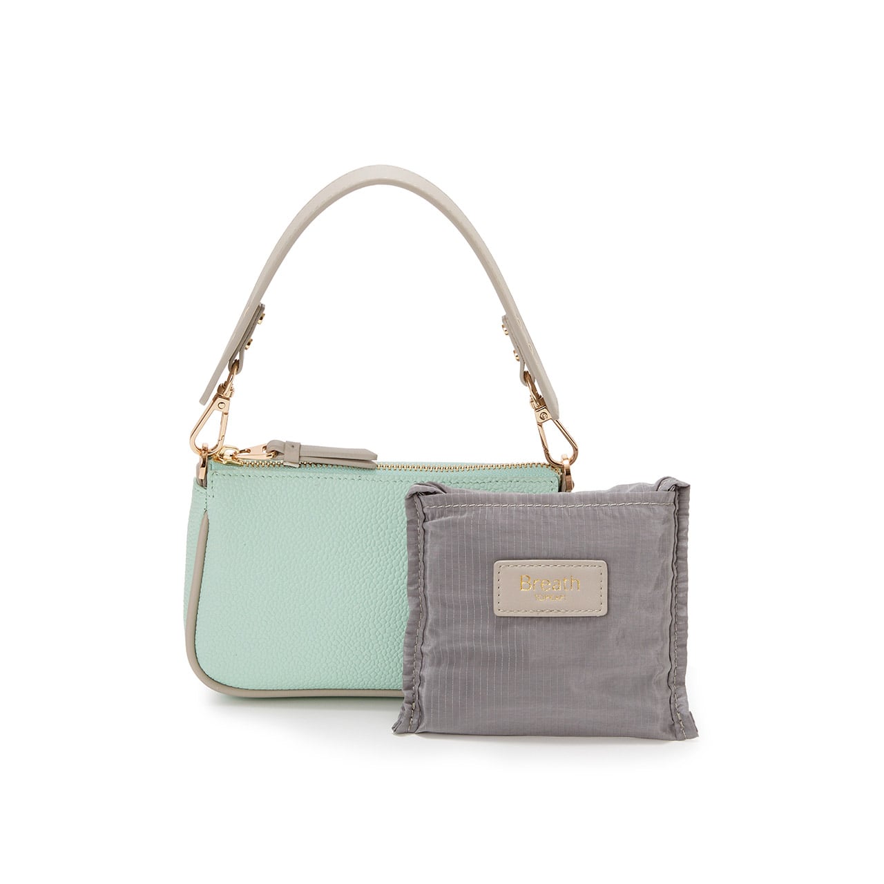 藤本美貴さんコラボ スコッチグレイン サブバッグ付きミニバッグ/撥水