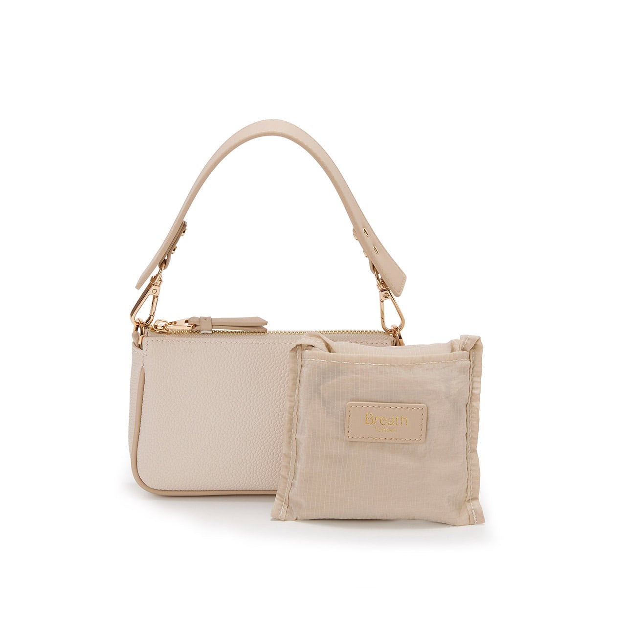 藤本美貴さんコラボ スコッチグレイン サブバッグ付きミニバッグ/撥水