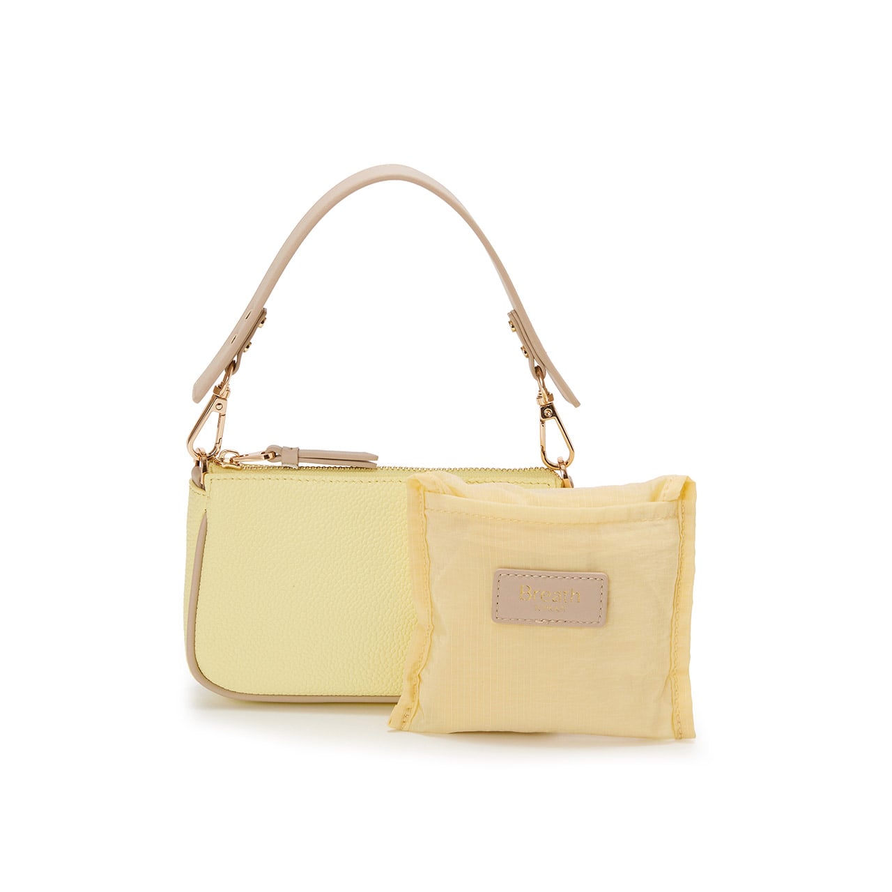 藤本美貴さんコラボ スコッチグレイン サブバッグ付きミニバッグ/撥水