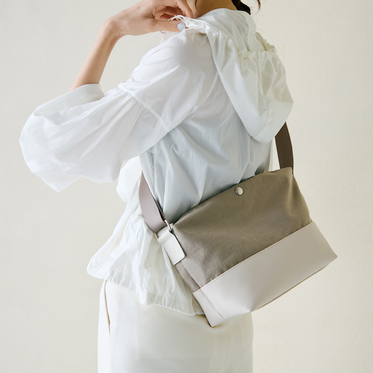 【Breath TOPKAPI】RIPPLE リプル リンクル ナイロン ミニ ショルダーバッグ