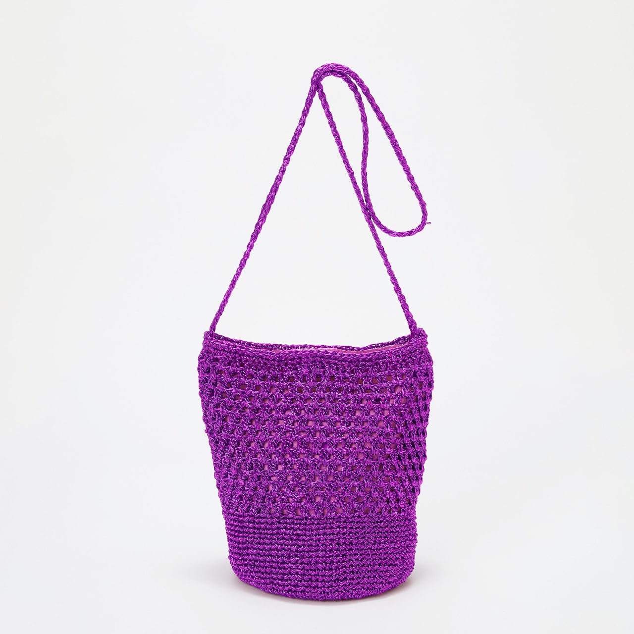 【TREASURE TOPKAPI】メタリック ラウンド ミニ ショルダーバッグ