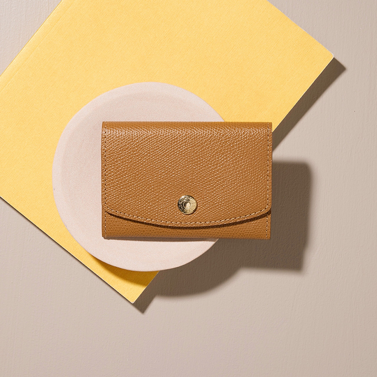 【TOPKAPI】COLORATO コロラート 角シボ型押し 名刺入れ