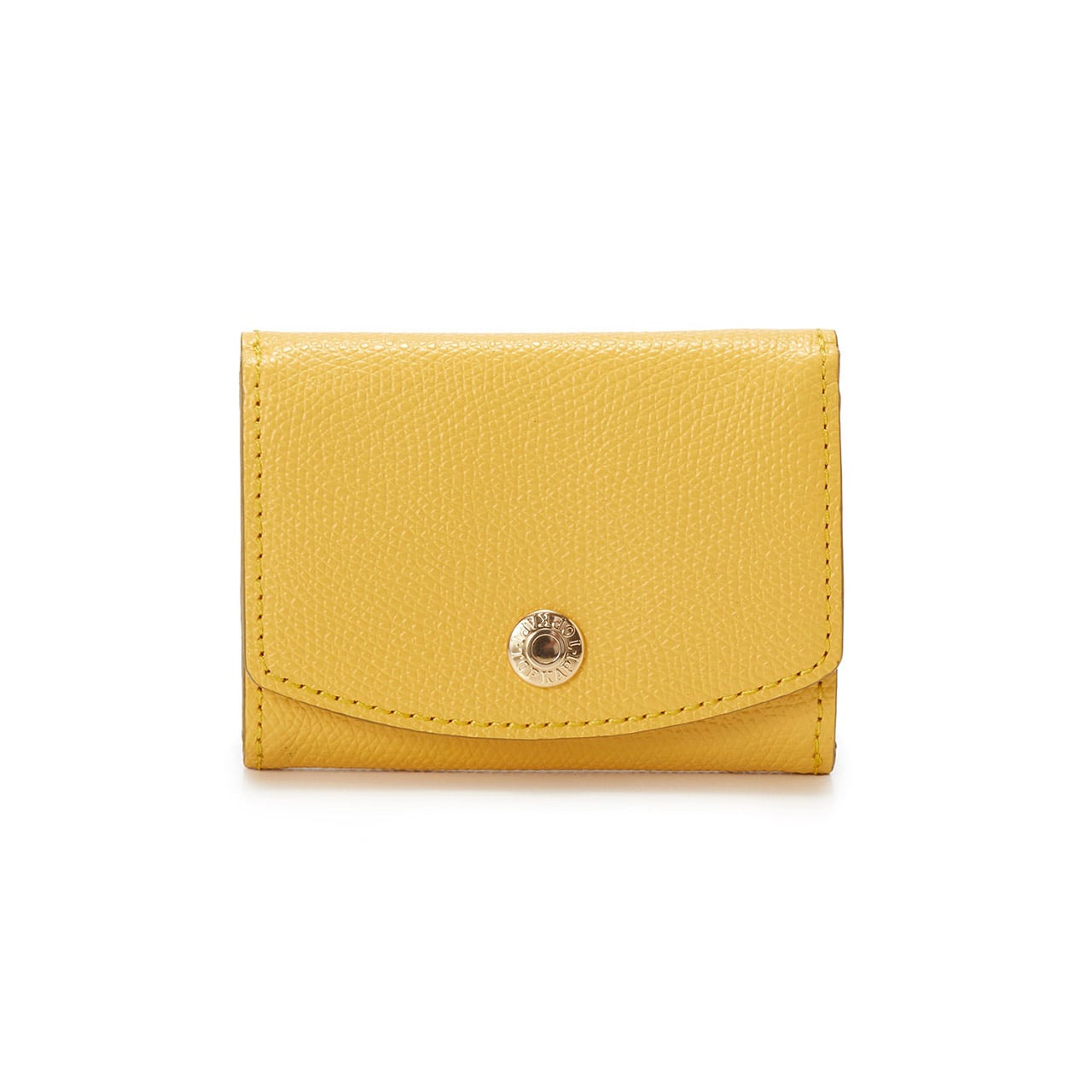 【TOPKAPI】COLORATO コロラート 角シボ型押し ラウンドフラップ  三つ折り 財布