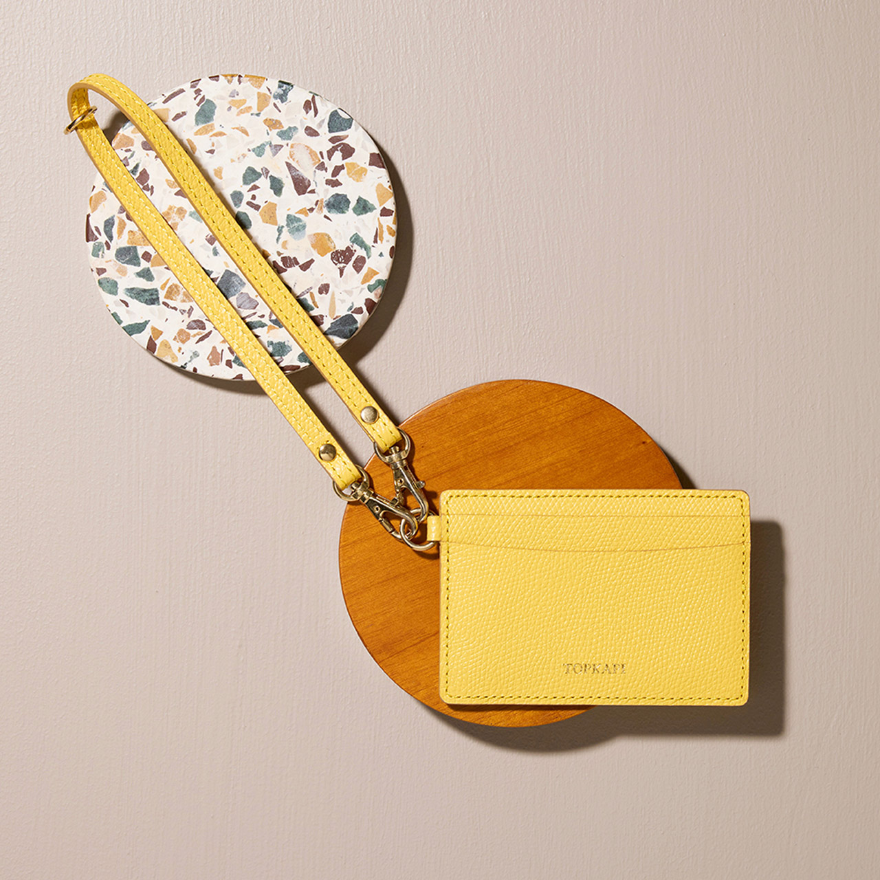 【TOPKAPI】COLORATO コロラート 角シボ型押し パスケース