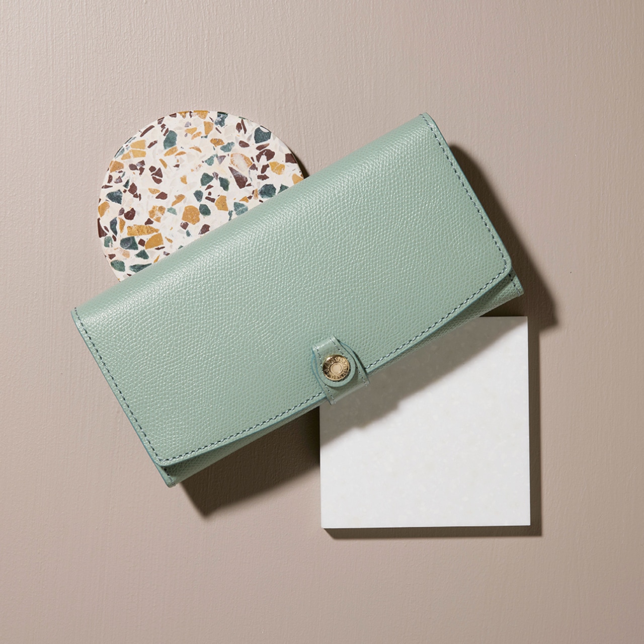 【TOPKAPI】COLORATO コロラート 角シボ型押し 長財布