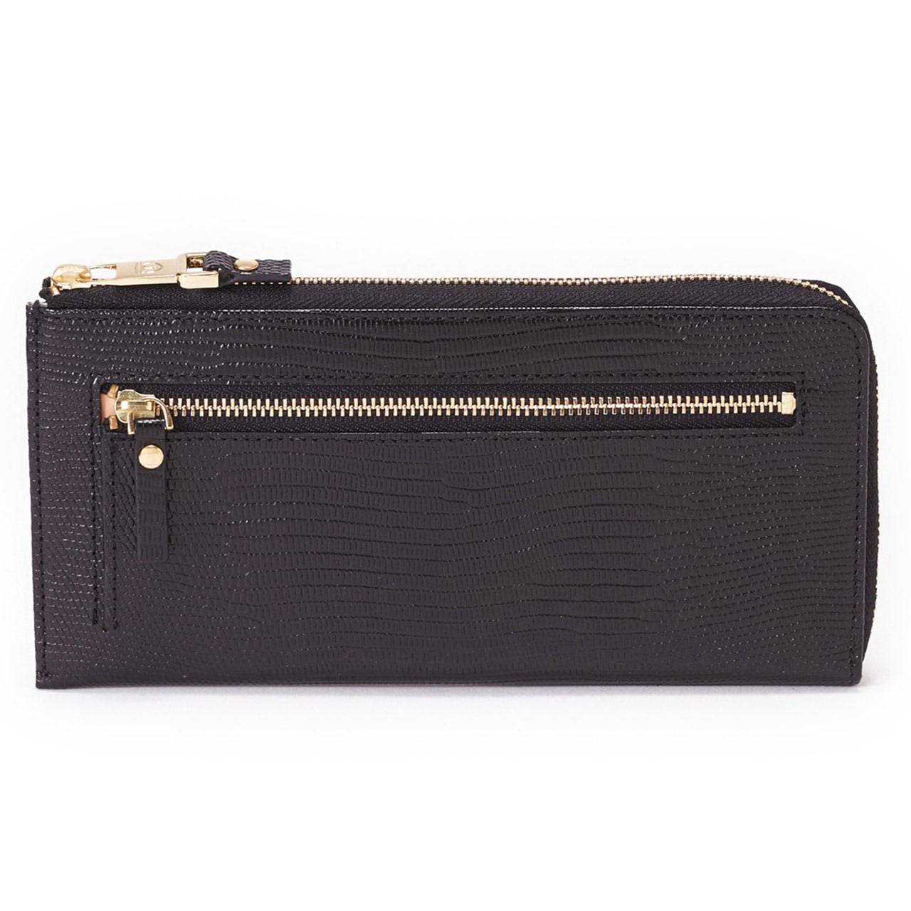 【TOPKAPI】LUCIA ルチア イタリアンレザー リザード型押し Lファスナー マチ付き 長財布マチ付き