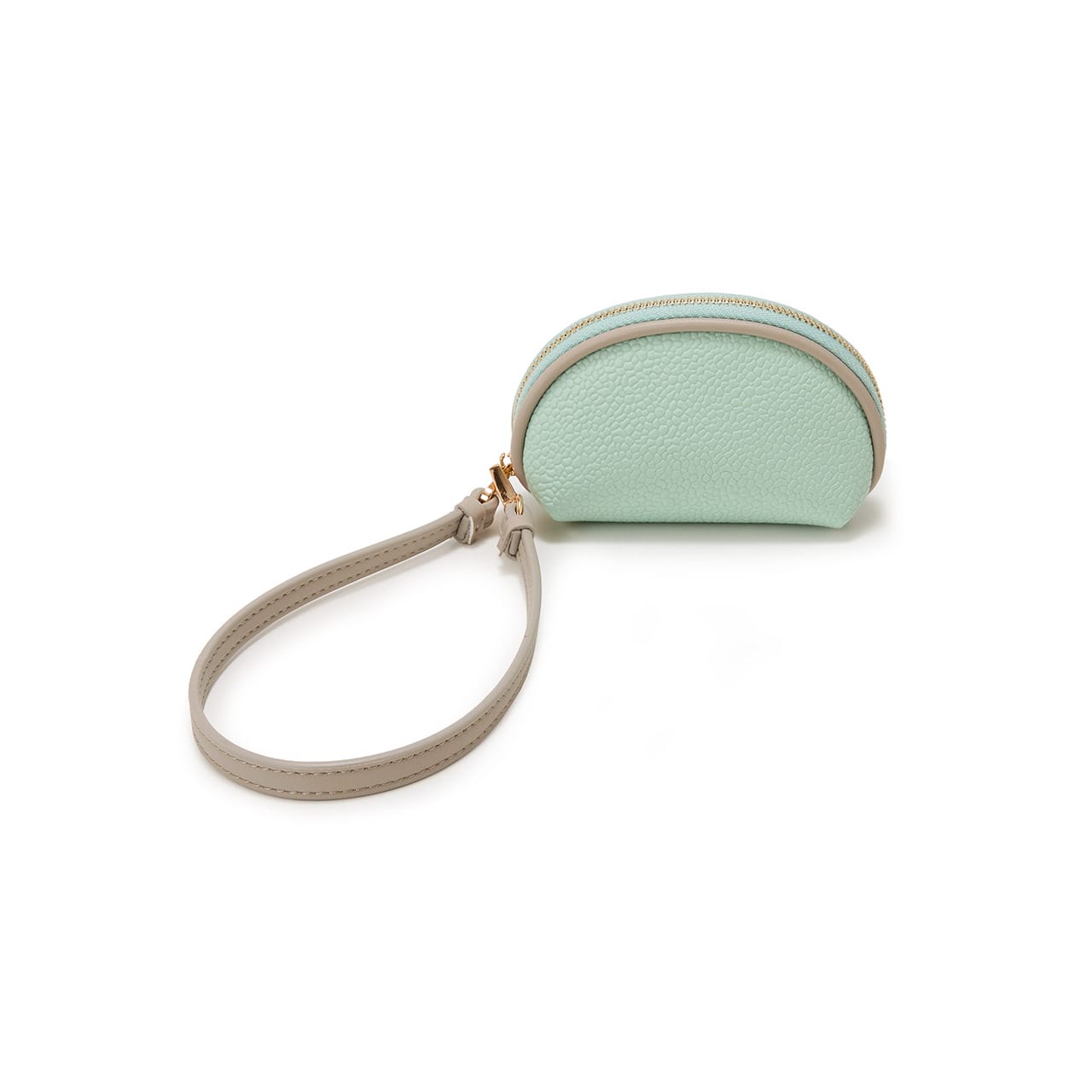 藤本美貴さんコラボ スコッチグレイン ラウンド ミニポーチ キーケース/撥水