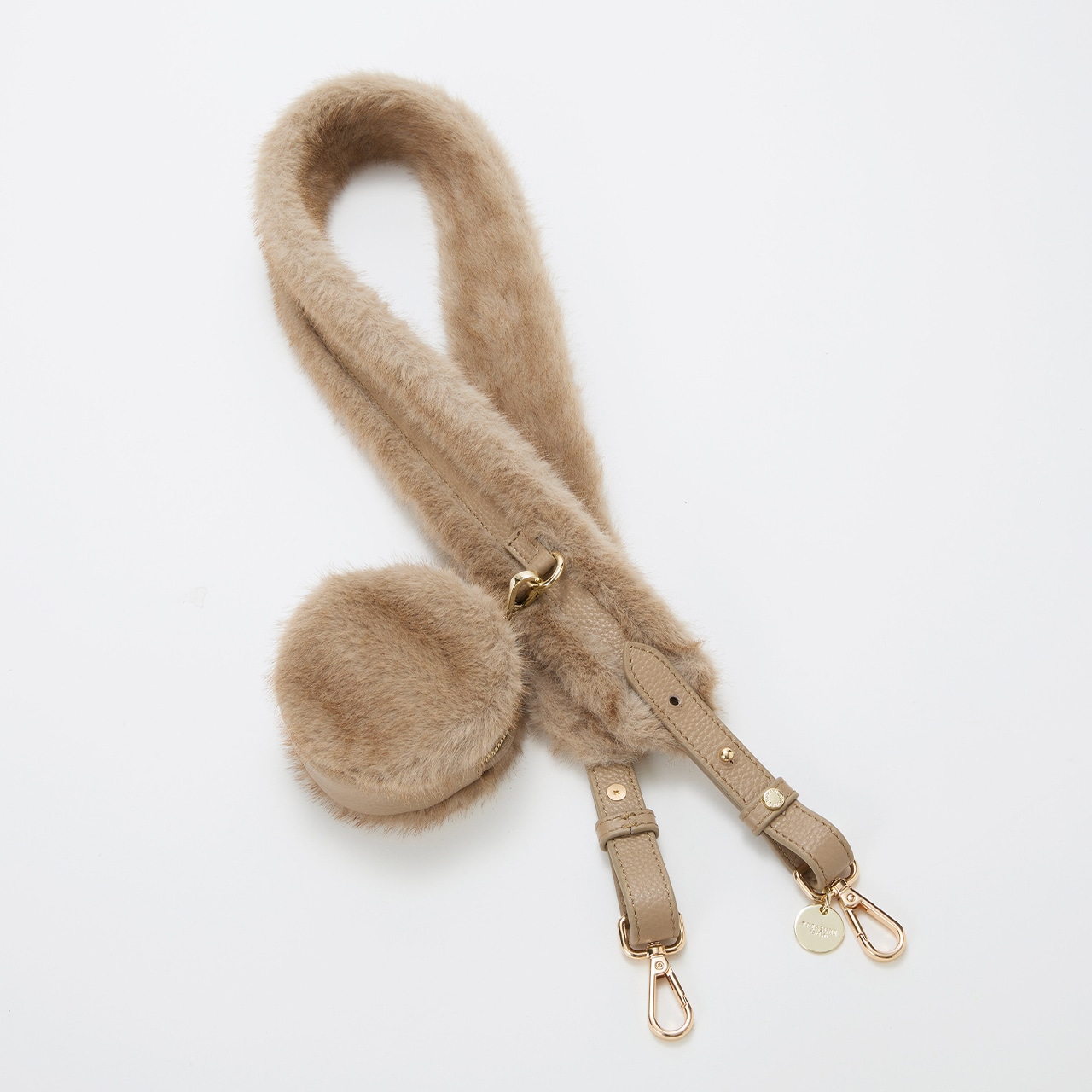 【TREASURE TOPKAPI】ムートンポーチ付き ショルダーベルト / スマホストラップ