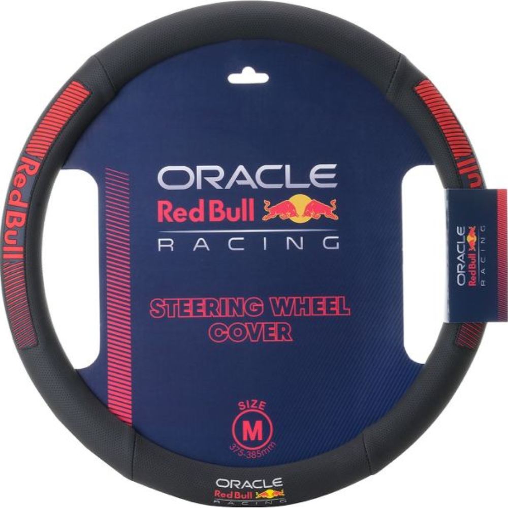 レッドブル ステアリングカバー Mメーカー直送 ▼返品・キャンセル不可【他商品との同時購入不可】