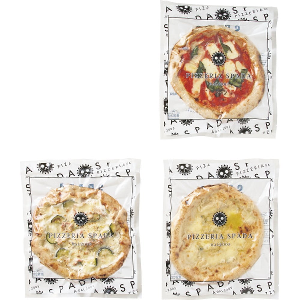 ◆【お歳暮限定】ピッツェリア スパーダ ピッツァ3枚セット◇メーカー直送 ▼返品・キャンセル不可【他商品との同時購入不可】