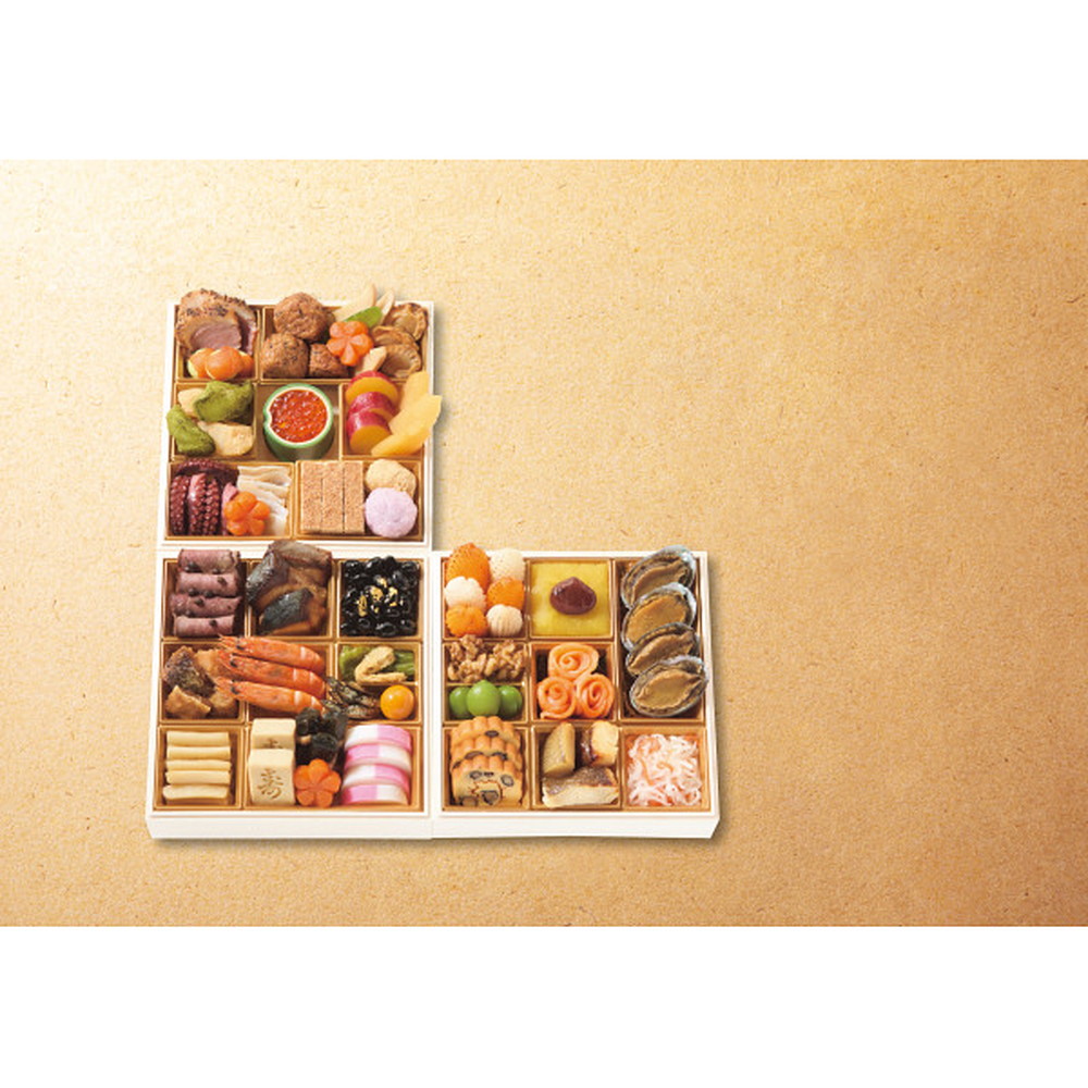 ◆【おせち限定】道場六三郎監修「ろくさん亭」和三段重おせち◇ メーカー直送 ▼返品・キャンセル不可【他商品との同時購入不可】