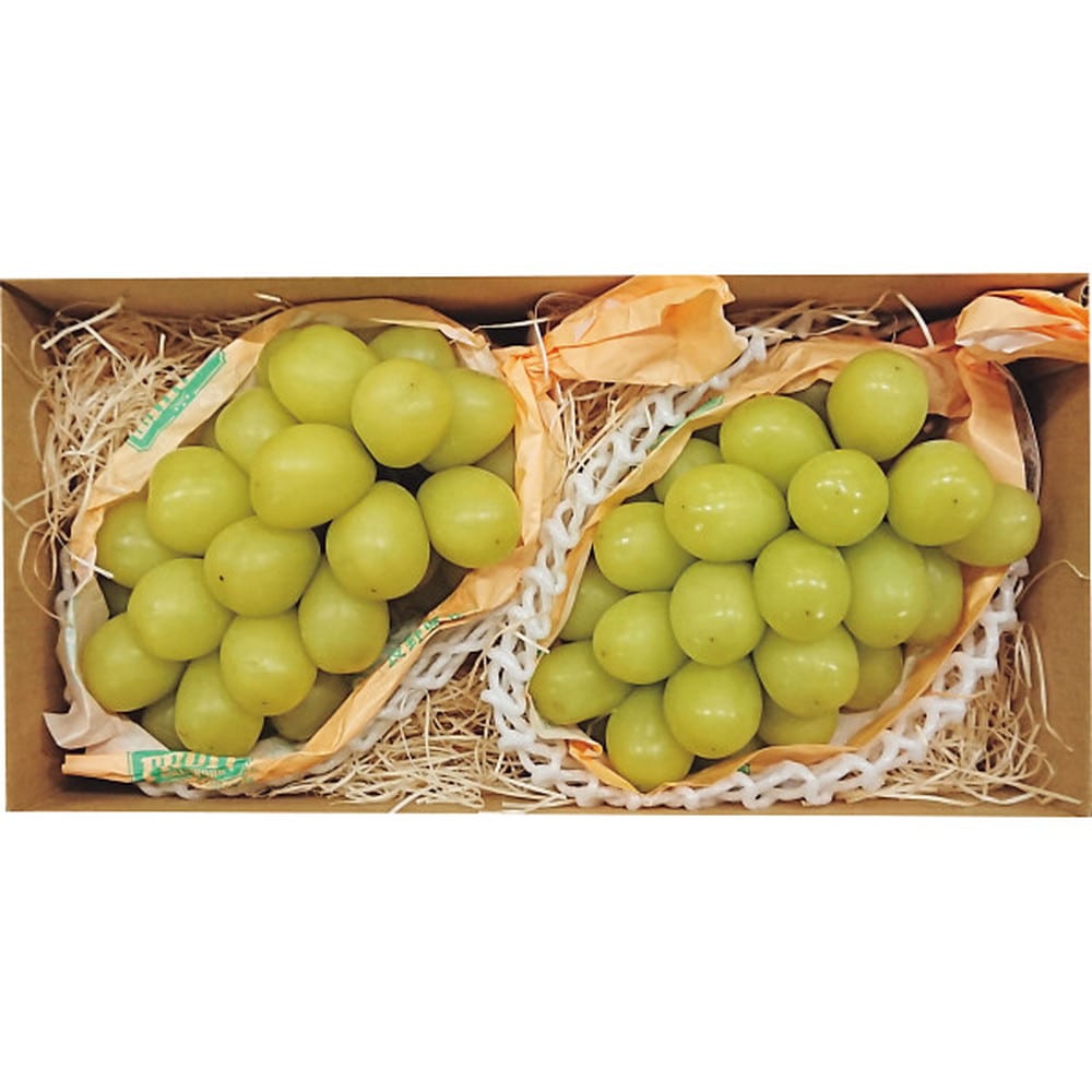 ◆【お歳暮限定】長野県産 シャインマスカット（2房）◇メーカー直送 ▼返品・キャンセル不可【他商品との同時購入不可】