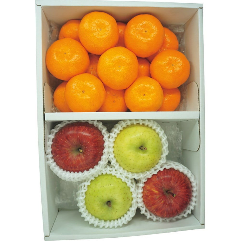 ◆【お歳暮限定】有田みかん・サンふじりんご・王林りんご◇メーカー直送 ▼返品・キャンセル不可【他商品との同時購入不可】