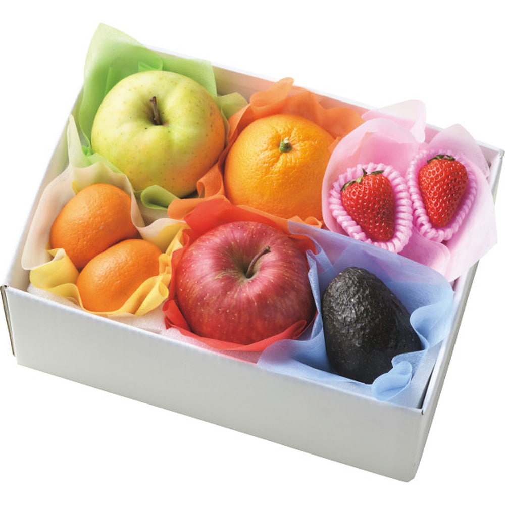 ◆【お歳暮限定】冬の果物6マス詰合せ(12月)◇メーカー直送 ▼返品・キャンセル不可【他商品との同時購入不可】