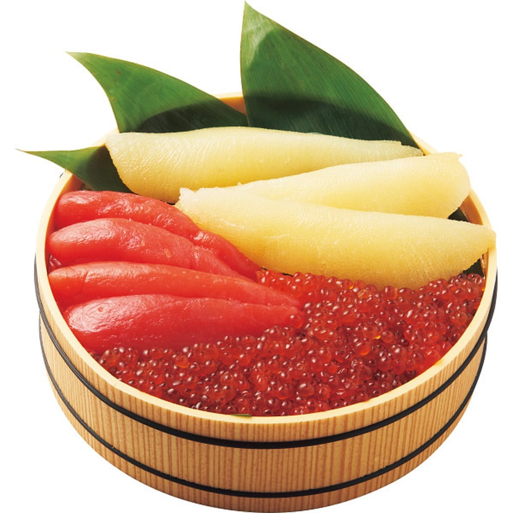 ◆【お歳暮限定】吉崎水産 迎春魚卵（3点セット）◇メーカー直送 ▼返品・キャンセル不可【他商品との同時購入不可】