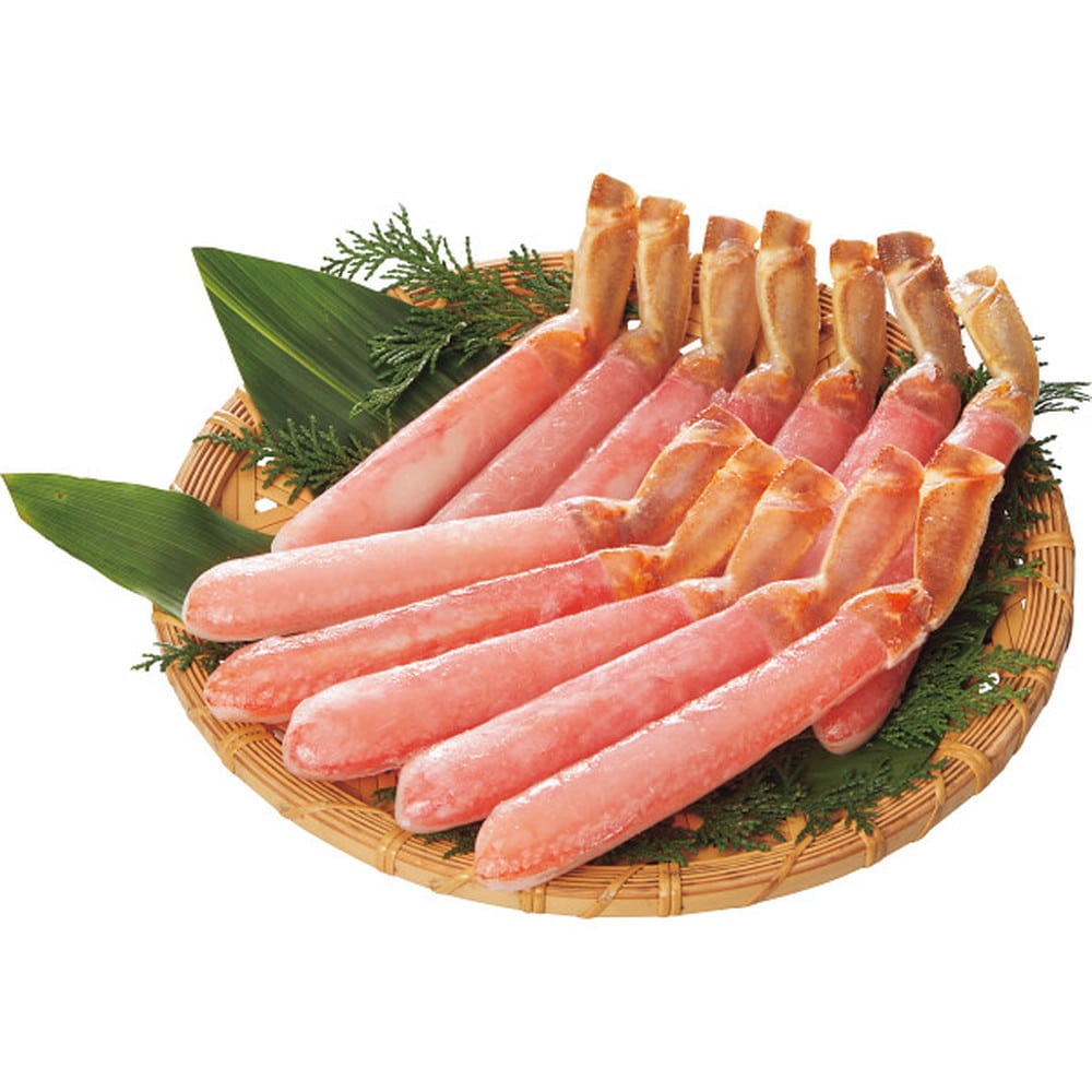 ◆【お歳暮限定】特大生ずわいがに脚ポーション（500g）◇メーカー直送 ▼返品・キャンセル不可【他商品との同時購入不可】