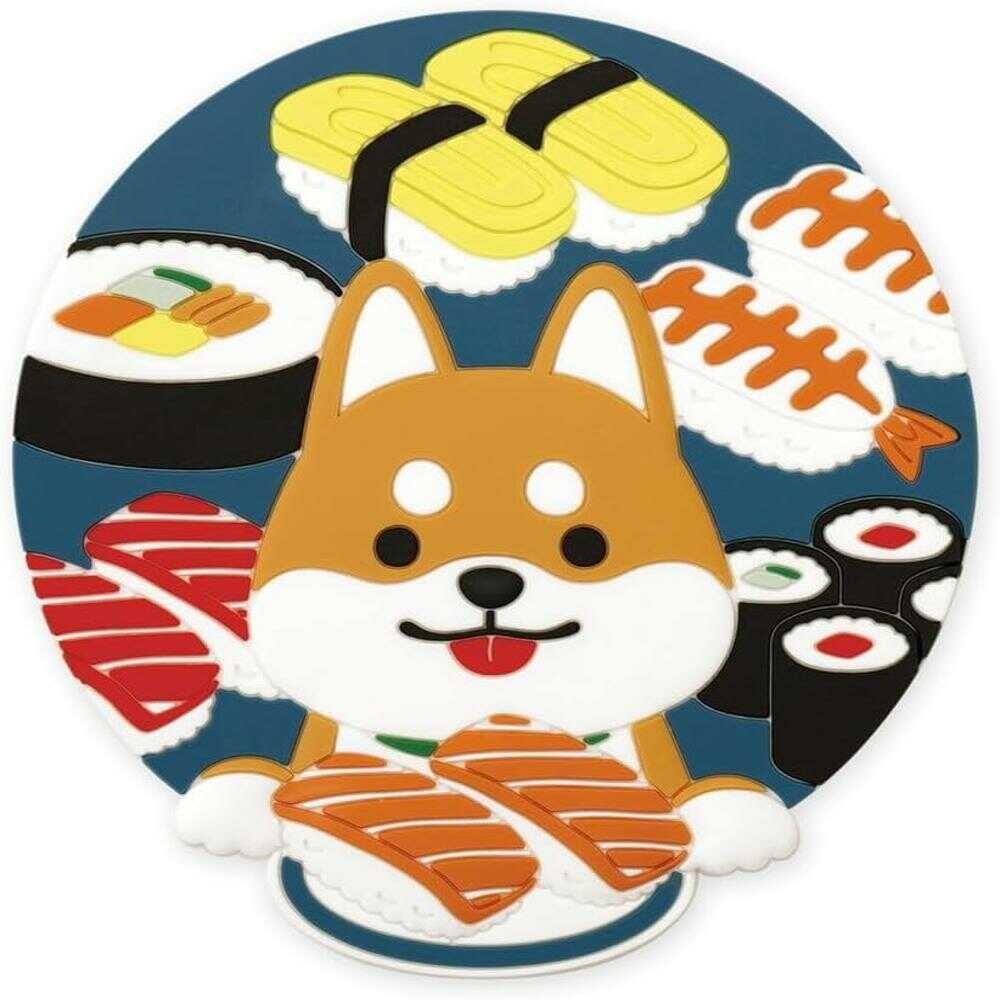 東洋ケース ジャパニーズカルチャーマグネット柴犬 お寿司 1個