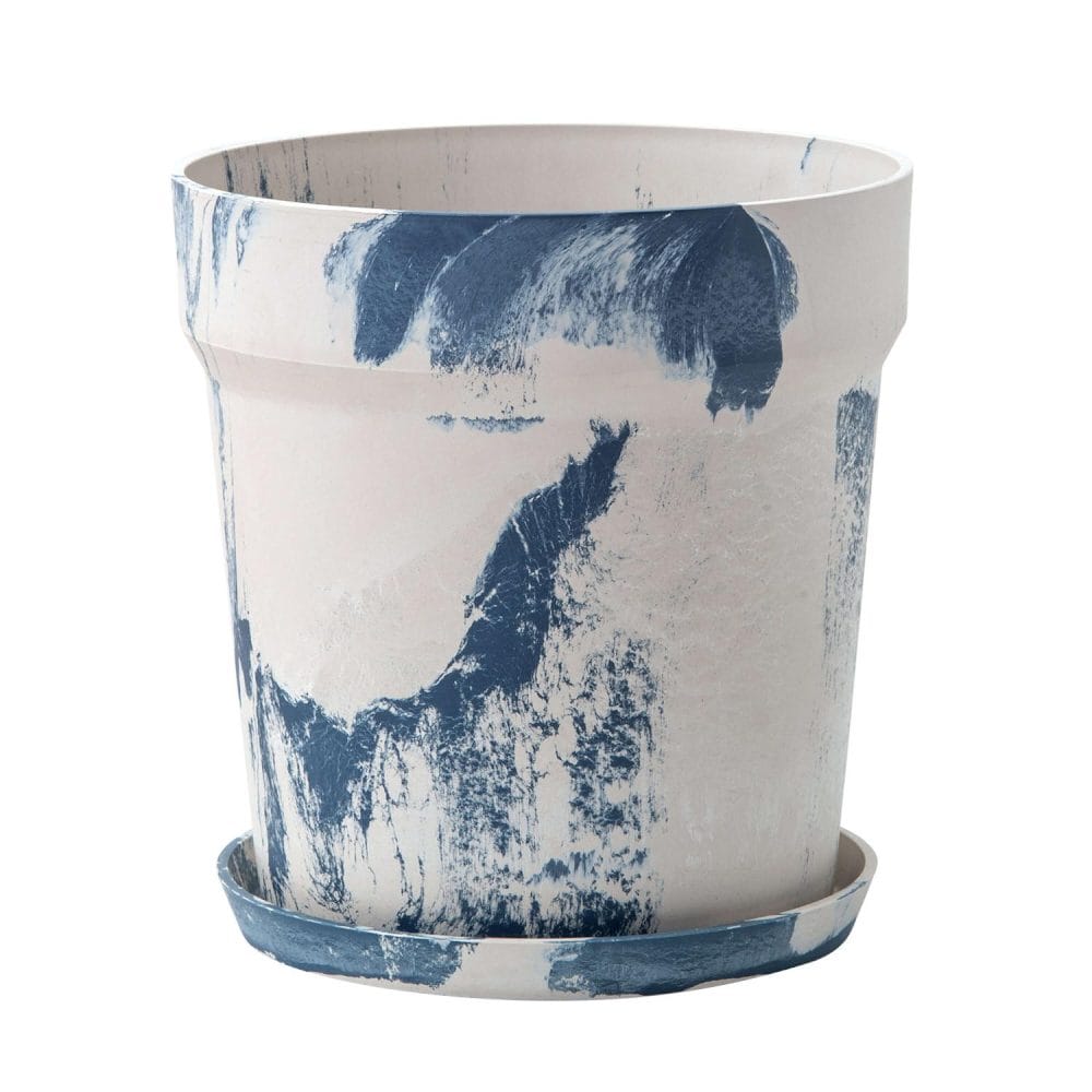 アーバンプランツポット マーブル ミルク/ブルーベリー 【直送品】 返品・キャンセル・他商品と同時購入は不可