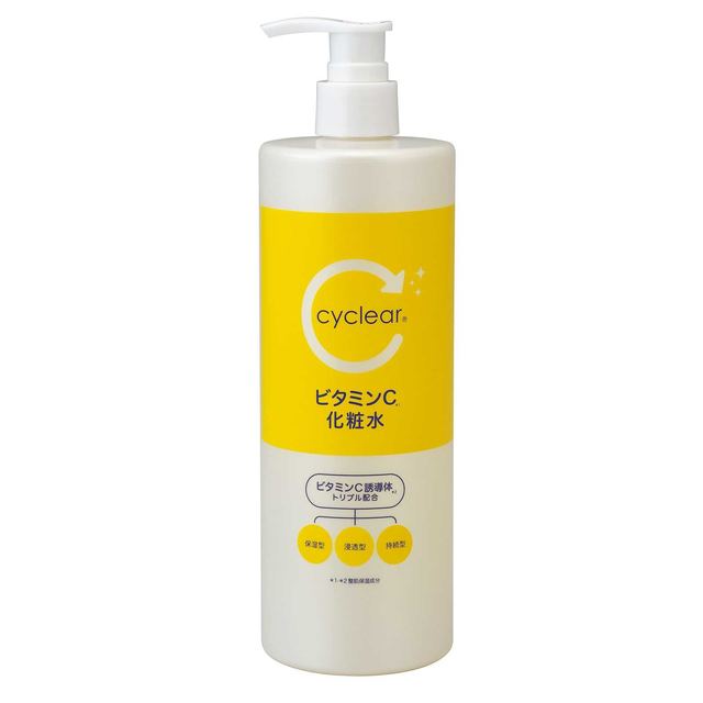 熊野油脂 cyclear ビタミンC 化粧水 500ml
