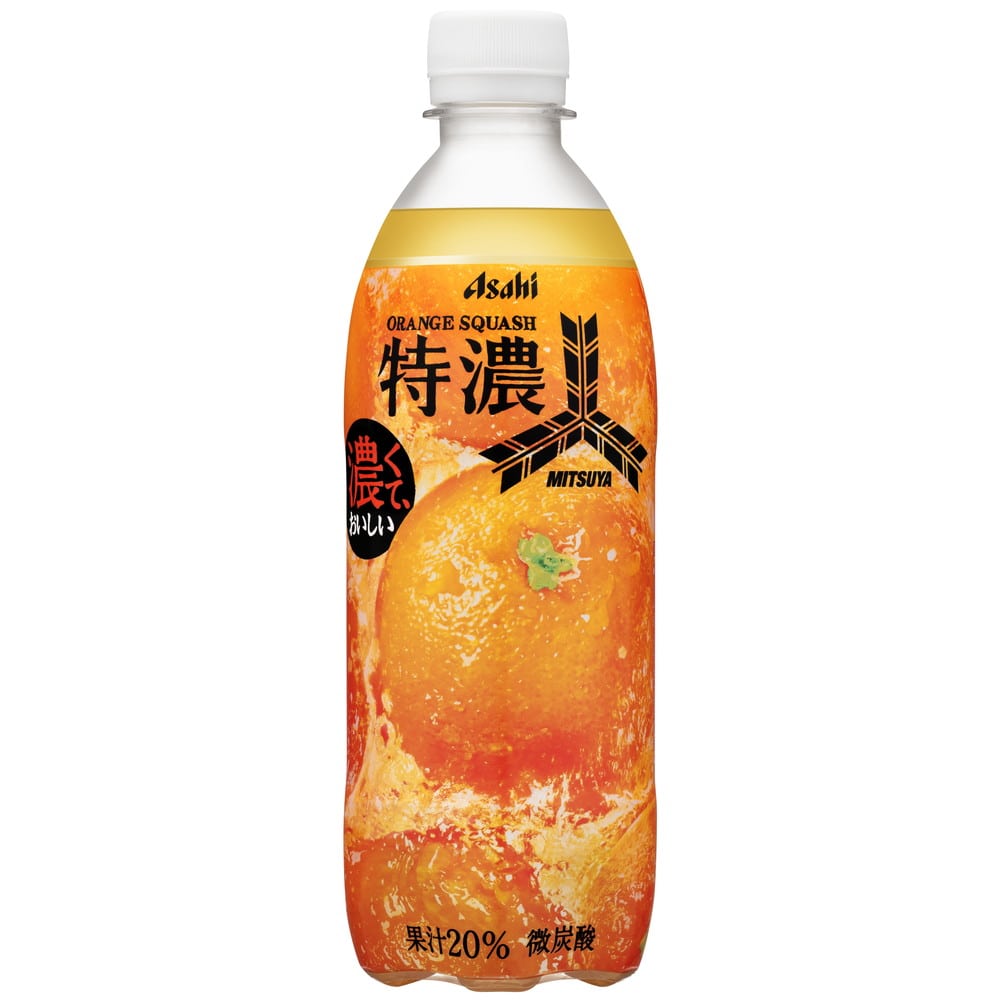 ◆アサヒ飲料 三ツ矢特濃オレンジスカッシュ 500mL   【24個セット】