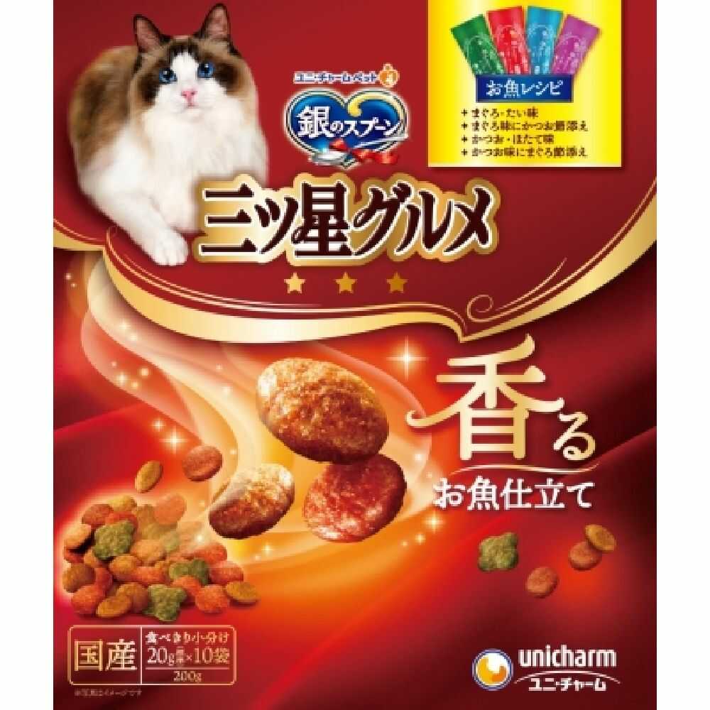 ユニ・チャーム 銀のスプーン三ツ星グルメ全成長段階用4種のアソート 200g