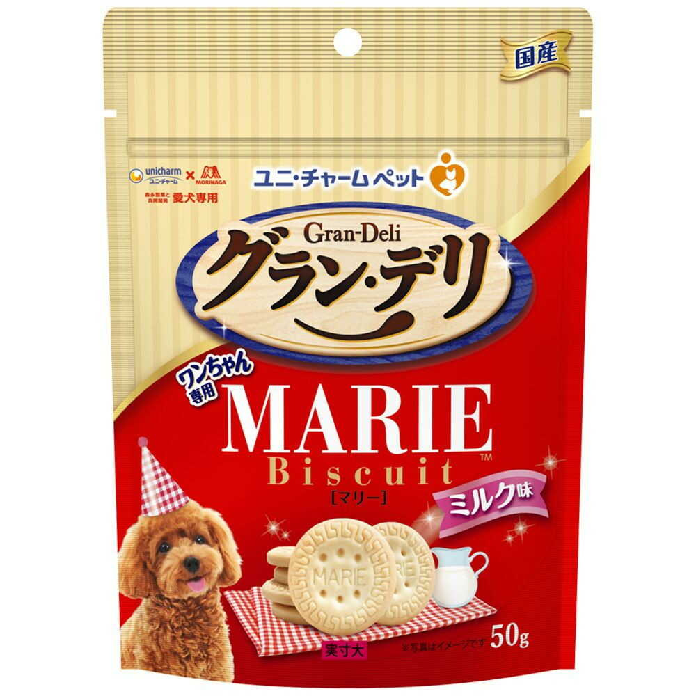 ユニ・チャーム グラン・デリ ワンちゃん専用マリービスケット ミルク味 50g