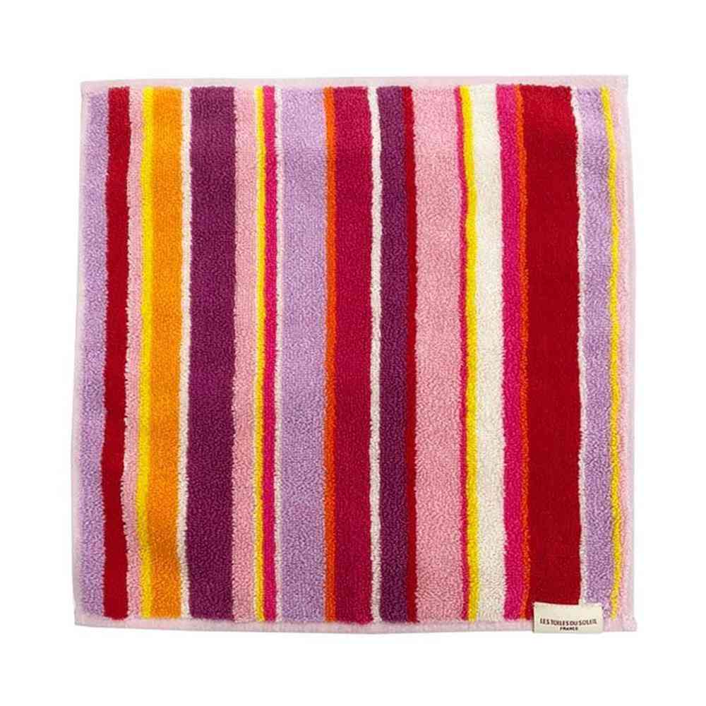 LTDSJapon 今治タオルハンカチ ジニア ルージュ ブラン  1枚