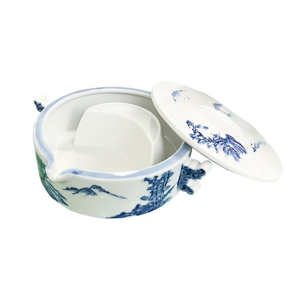 墨池 山水 大・YB15-3 【直送品】 返品・キャンセル・他商品と同時購入は不可