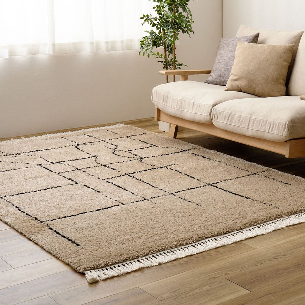 ウィルトンラグ BEDOUIN ケユラ 約200×250cm 【直送品】 返品・キャンセル・他商品と同時購入は不可