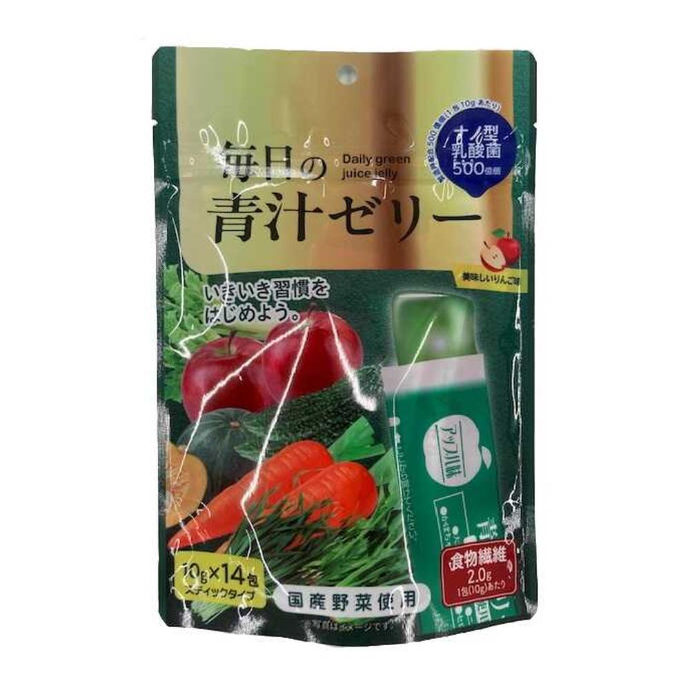 ◆新日配薬品 毎日の青汁ゼリー 140g(10g×14包)