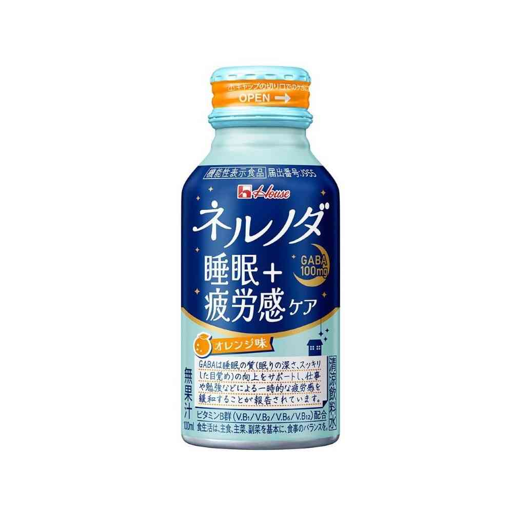 ◆【機能性表示食品】ハウス ネルノダ ボトル缶（睡眠＋疲労感ケア） 100ml
