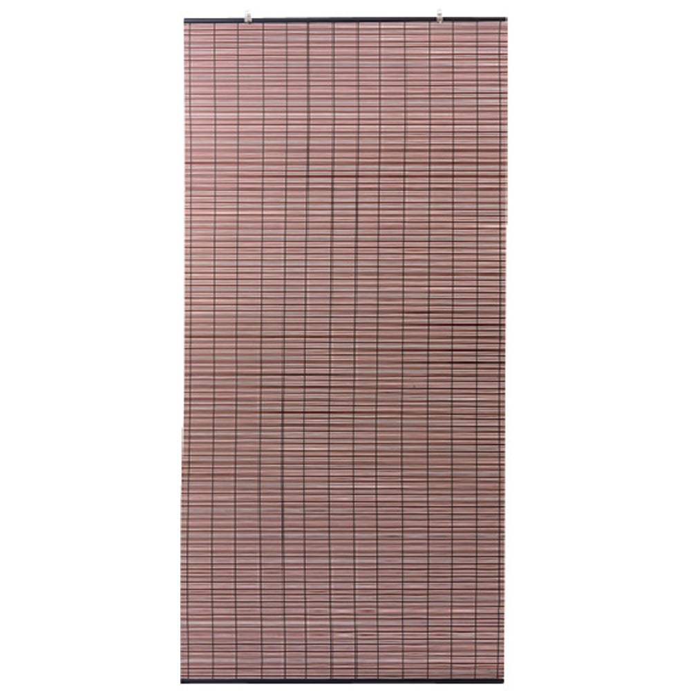 25350 大島屋 樹脂製すだれ 176×180cm ブラウン メーカー直送 ▼返品・キャンセル不可【他商品との同時購入不可】