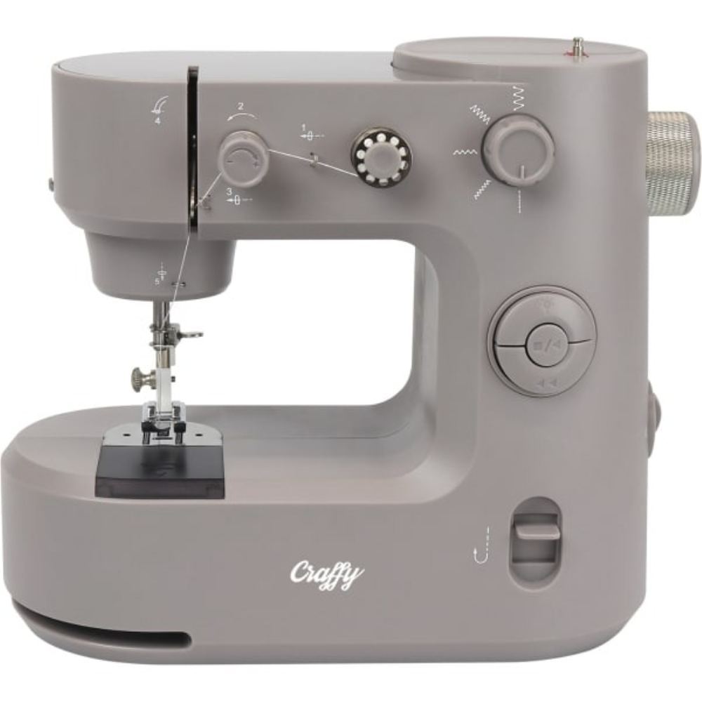 MEH-164 台座付き小型ホームミシン クラッフィー メーカー直送 ▼返品・キャンセル不可【他商品との同時購入不可】