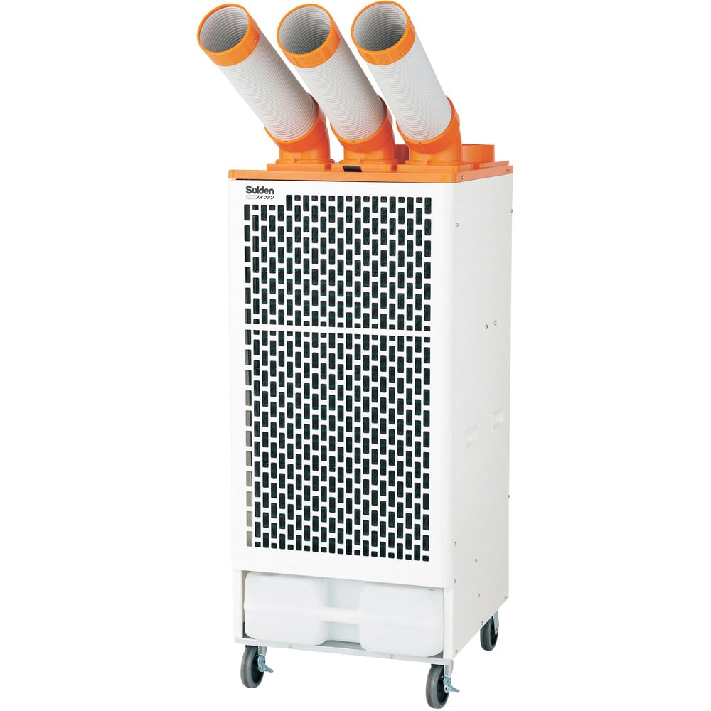 Suiden スポットエアコン 3口 首振りなし 三相200V メーカー直送 ▼返品・キャンセル不可【他商品との同時購入不可】