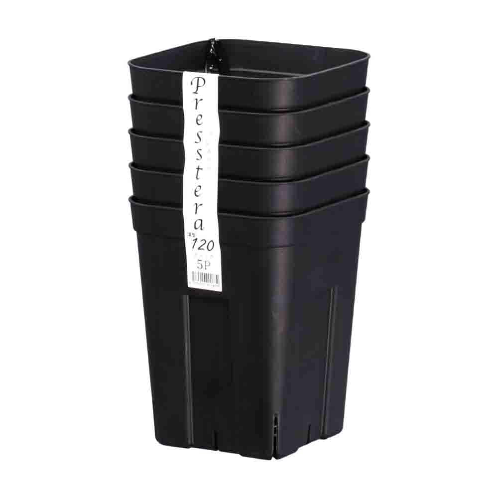 日本ポリ鉢販売 プレステラ深型 120 5個組