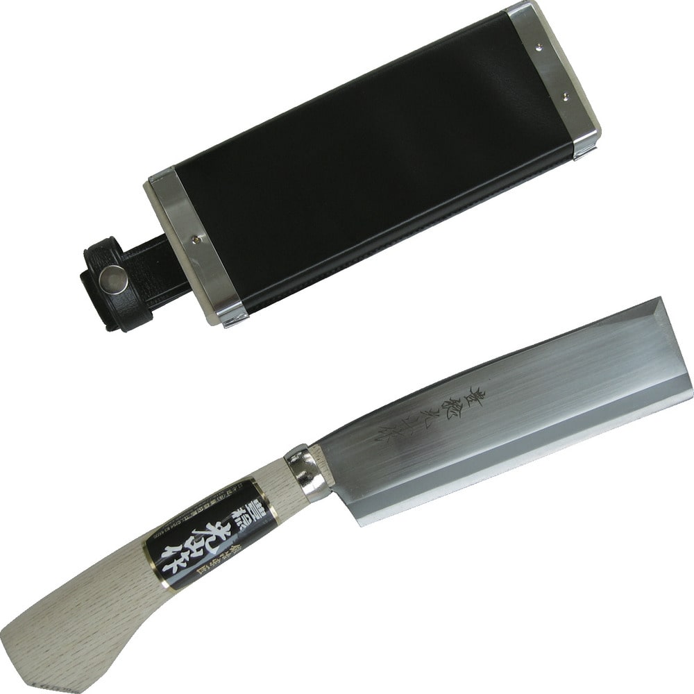 HT3516 豊稔 光山作 安来鋼青紙付 片刃腰鉈165mm メーカー直送 ▼返品・キャンセル不可【他商品との同時購入不可】