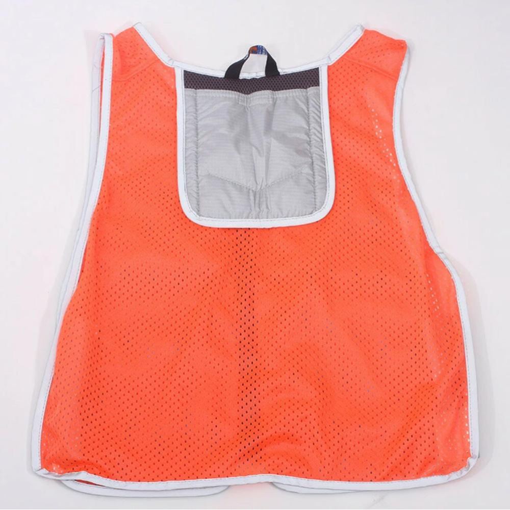 3CL-W5P オレンジ XL 高視認アイスポケットベストメーカー直送 ▼返品・キャンセル不可【他商品との同時購入不可】