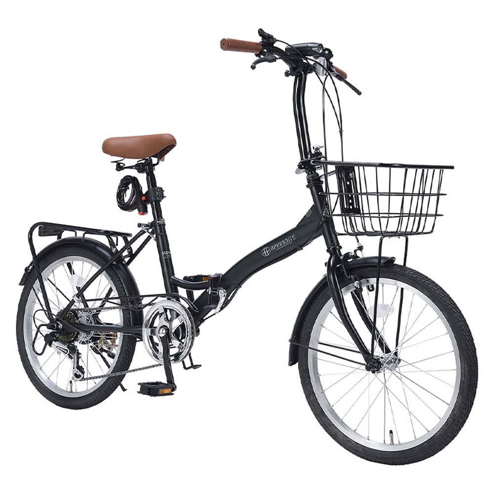 折りたたみ自転車 6段変速 オールインワン MF209 【直送品】 返品・キャンセル・他商品と同時購入は不可