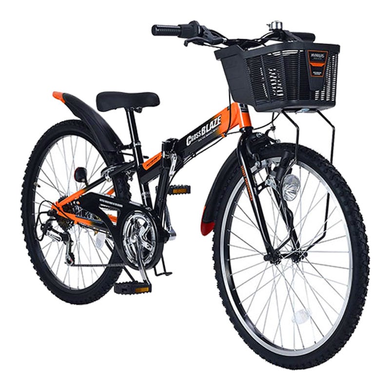 折りたたみジュニアMTB 6段変速 MJ824F メーカー直送▼返品・キャンセル不可【他商品との同時購入不可】