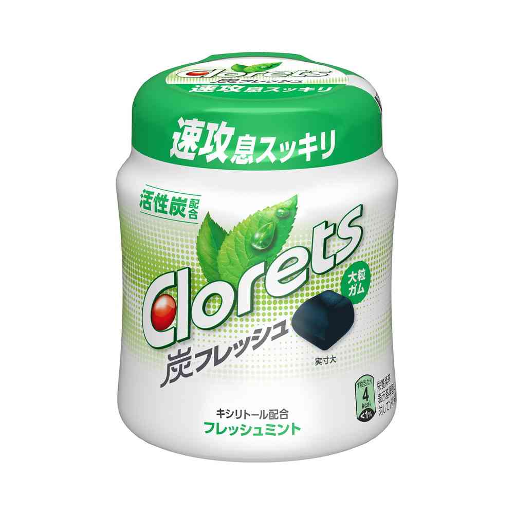 ◆モンテリーズ クロレッツ炭フレッシュ フレッシュミントボトル 112g   【6個セット】