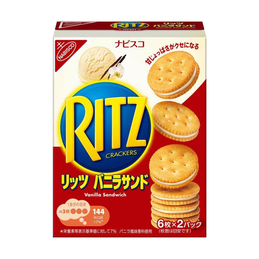 ◆モンテリーズ リッツ バニラサンド 106g   【15個セット】