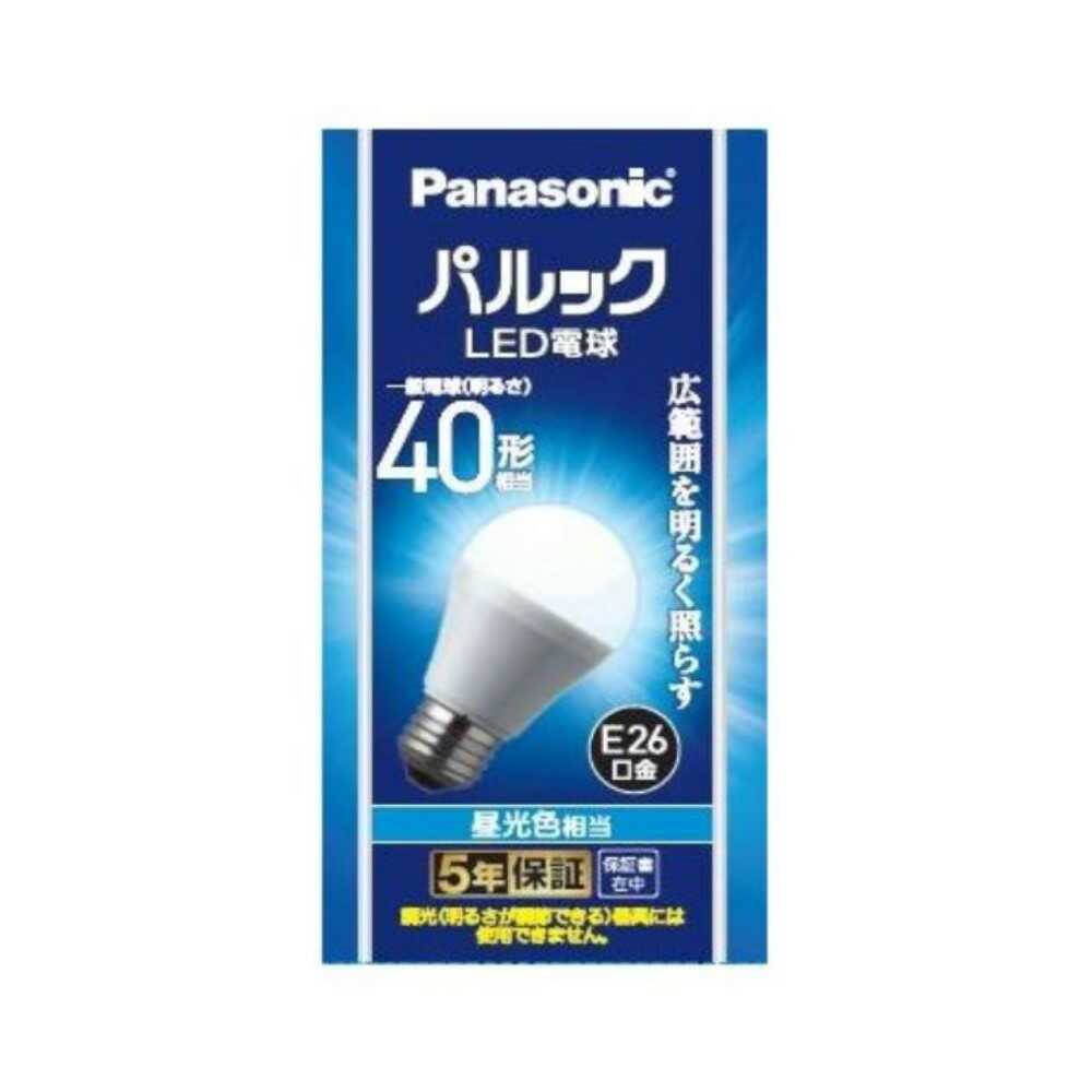 パナソニック Panasonic パルックLED LED電球 40形 昼光色 広配光 LDA4DGK4