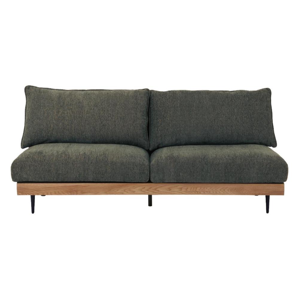 3人掛けソファ アリシア グリーン 【直送品】 返品・キャンセル・他商品と同時購入は不可