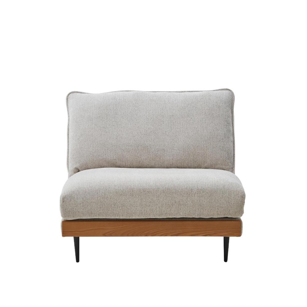 1.5人掛けソファ アリシア アイボリー メーカー直送 ▼返品・キャンセル不可【他商品との同時購入不可】