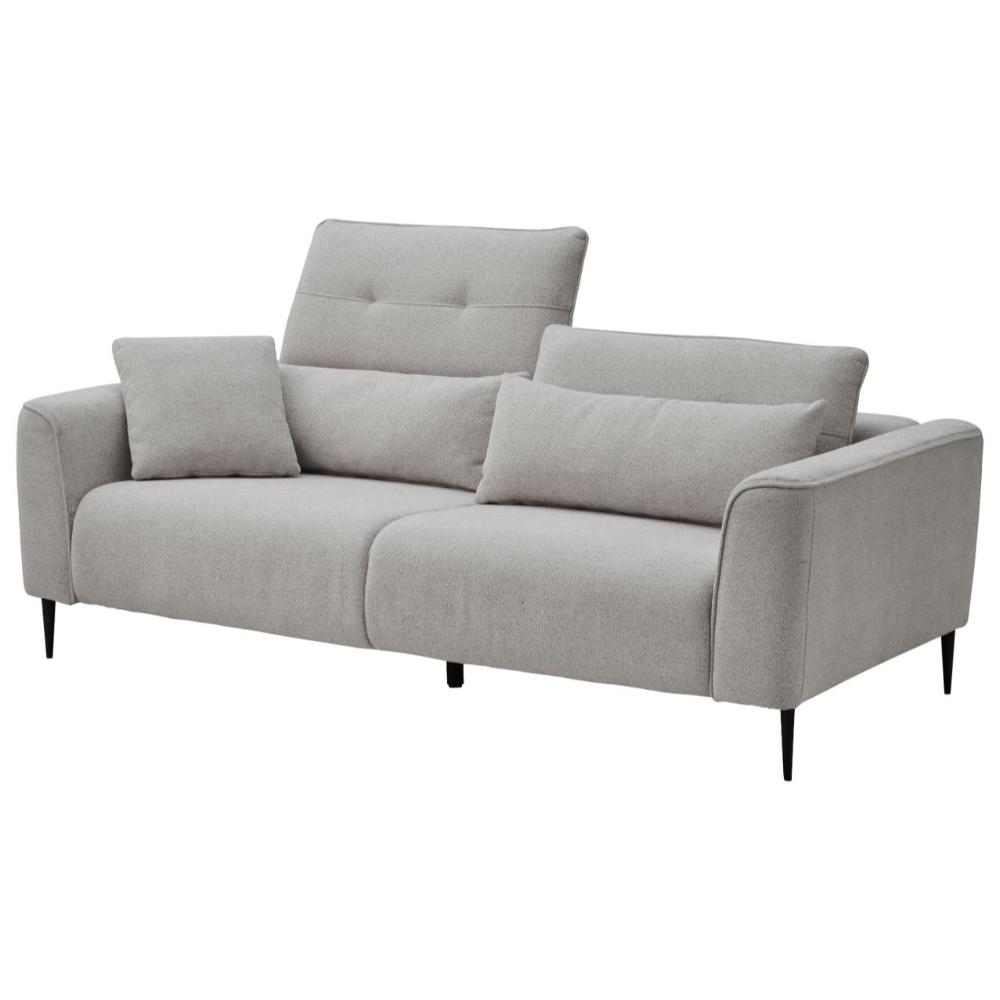 3人掛けソファ スキータ ライトグレー 447153 【直送品】 返品・キャンセル・他商品と同時購入は不可