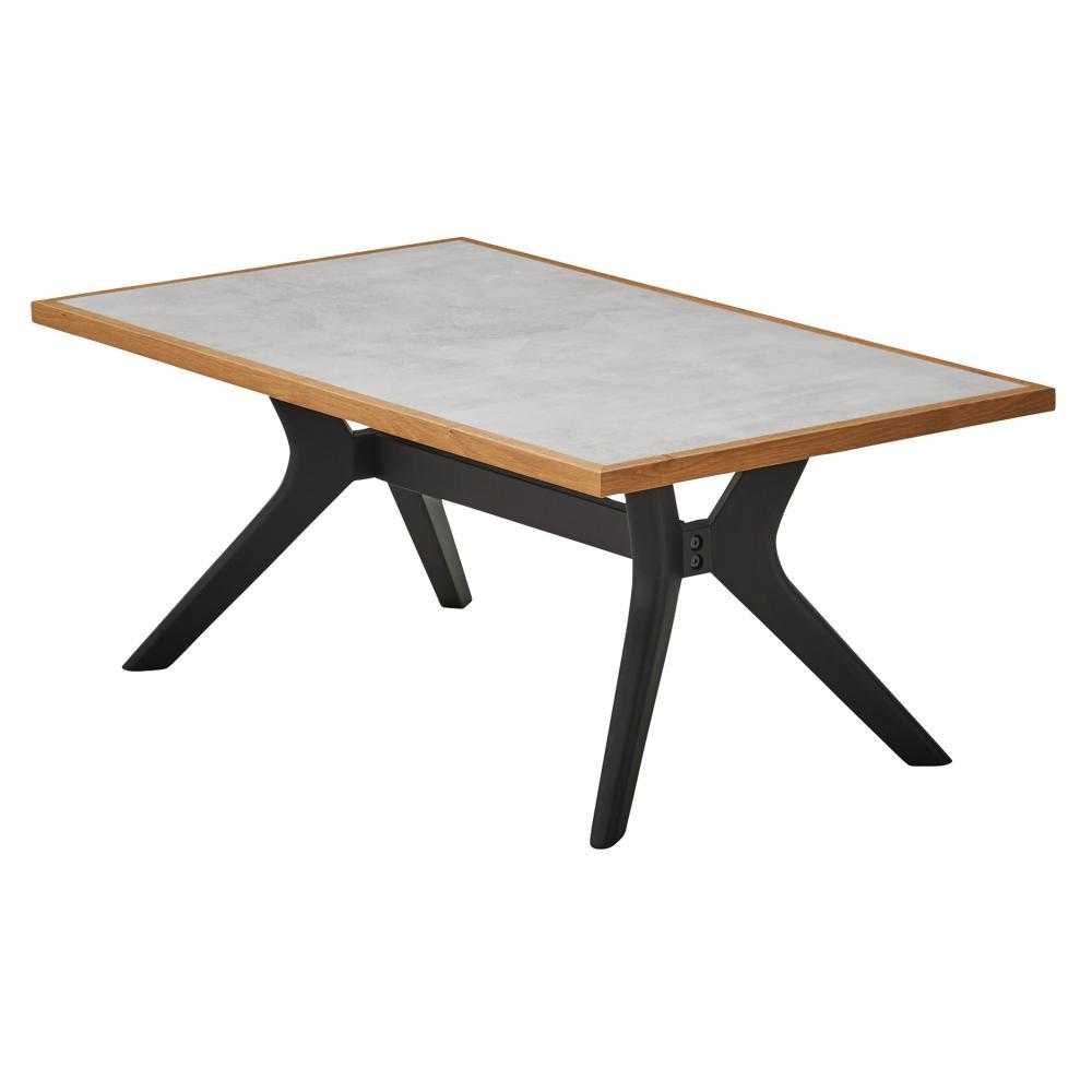 ラミン センターテーブル 幅100cm ライトグレー メーカー直送 ▼返品・キャンセル不可【他商品との同時購入不可】